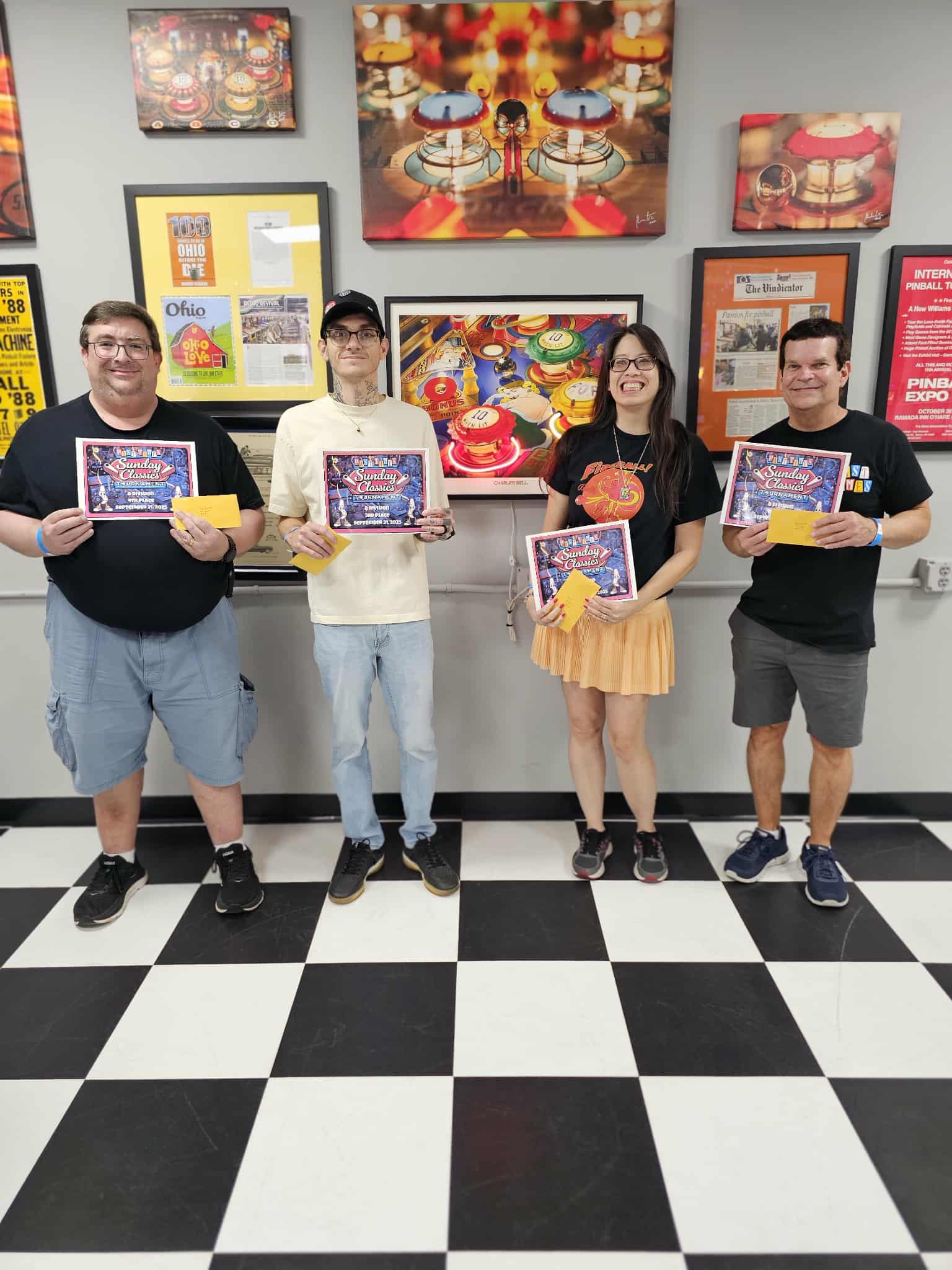 Sept 2025 Sunday Classics Division B Winners