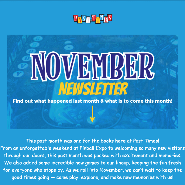 November Newsletter